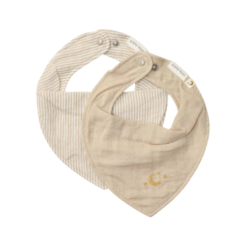 LITTLE DUTCH bryndáček bandana 2 ks Pure Soft Beige