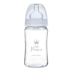 CANPOL BABIES lahev se širokým hrdlem Royal baby modrá 240ml