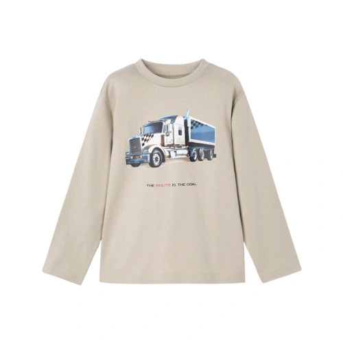 MAYORAL chlapecké tričko DR truck béžová