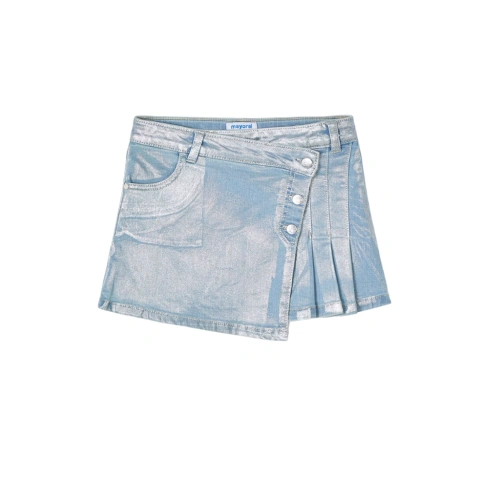 MAYORAL dívčí džínová sukně lesk modrá