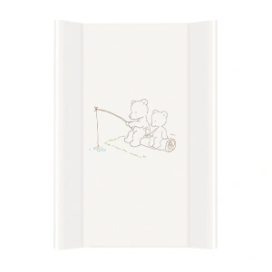 CEBA BABY Přebalovací podložka 2-hranná s pevnou deskou 50x70 Comfort Pappa Bear bílá
