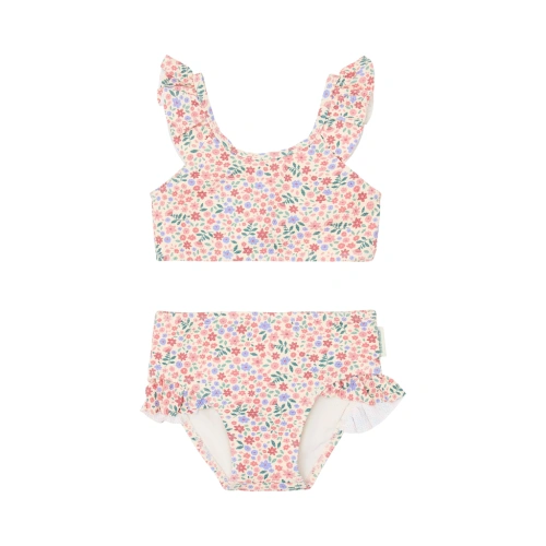 LITTLE DUTCH dívčí plavky bikiny bez rukávů Dreamy Flowerfield