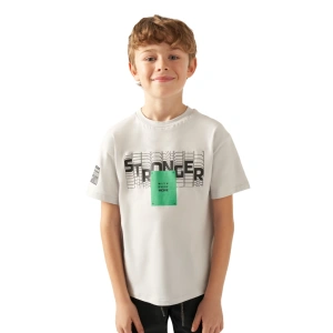 MAYORAL chlapecké tričko Stronger KR šedá vel. 160 cm
