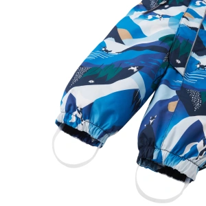 REIMA dětská zimní kombinéza s membránou Puhuri - Twilight Blue (3)