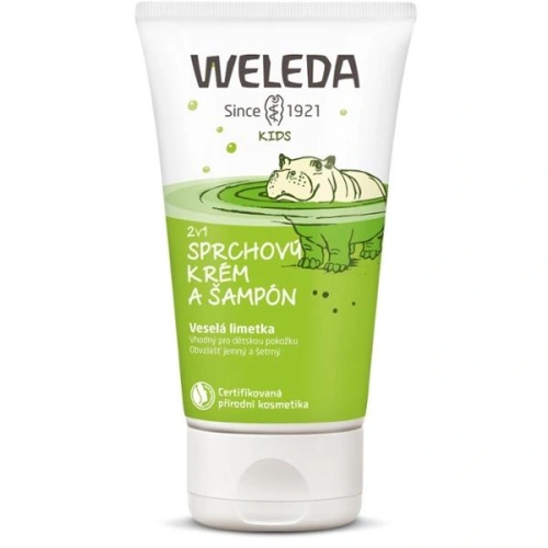 WELEDA 2 v 1 sprchový krém a šampon Veselá limetka