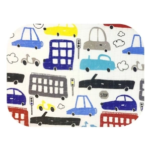 JASMINE dětské látkové pleny s potiskem Car 70x80 cm (1)