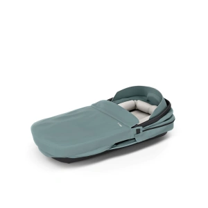 THULE Urban Glide 3 Mist Green magnetická spona + korba Mid Blue + autosedačka Maple + báze Alfi + fusak Elements M/L + adaptér MC (6)