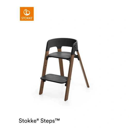STOKKE židlička Steps black/golden brown