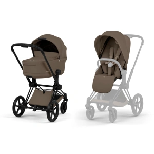 CYBEX Priam Comfort 2v1 Matt Black Coconut Brown