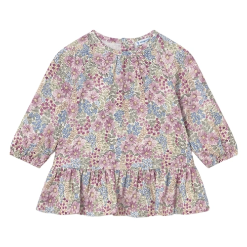 MAYORAL dívčí šaty DR květinový vzor vícebarevné
