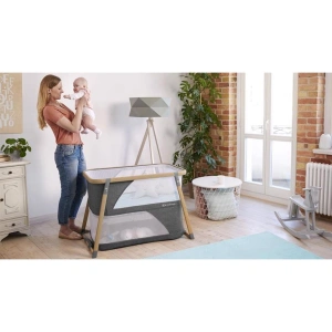KINDERKRAFT postýlka multifunkční 4v1 Sofi Gray (7)