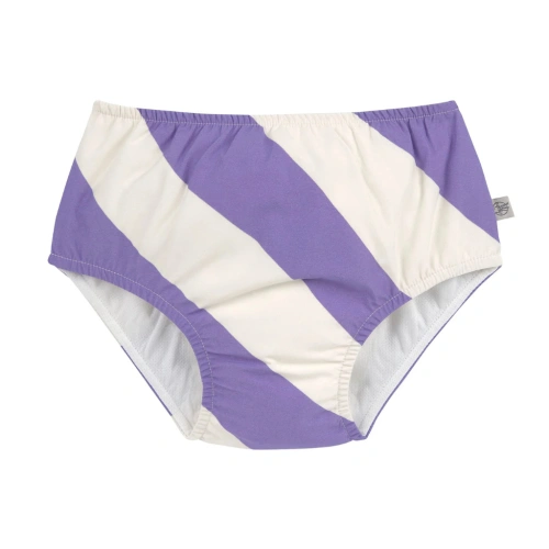 LÄSSIG plenkové plavky stripes purple/sea salt