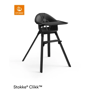 STOKKE židlička Clikk High Chair Black Natural