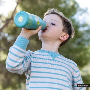 SUAVINEX Termo nerezová láhev 500ml jungle modrá (2)
