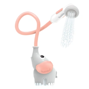 YOOKIDOO dětská sprcha Slon šedorůžová
