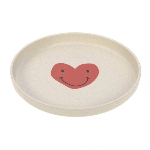 LÄSSIG dětský talíř Plate PP/Cellulose Happy Rascals Heart