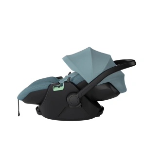 THULE Urban Glide 3 Mist Green + korba Tinted Taupe + autosedačka Thule Maple + báze Alfi (8)