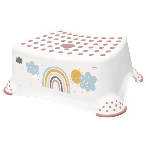 KEEEPER stupínek k WC/umyvadlu "Rainbow" Bílá