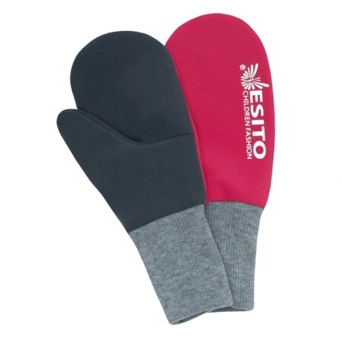 ESITO Palcové rukavice softshell DUO - růžová