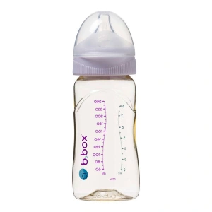 B.BOX Antikoliková kojenecká láhev 240 ml - růžová
