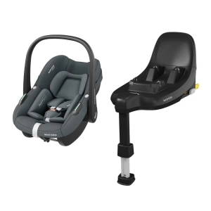 MAXI-COSI sada Pebble S autosedačka Tonal Graphite + základna FamilyFix S