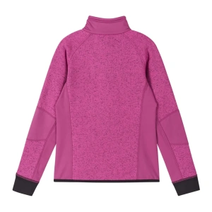 REIMA dětský svetr fleecový Laskien fucshia tmavě růžová (1)