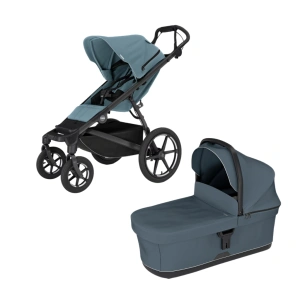 THULE Urban Glide 4-wheel Mid Blue magnet + korba Dark Slate
