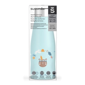 SUAVINEX Termo nerezová láhev 500ml jungle modrá (1)