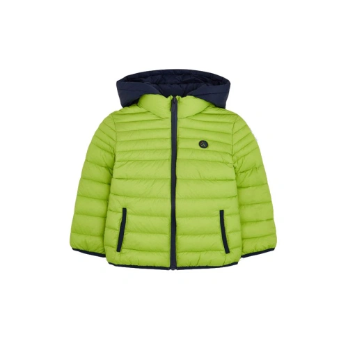 MAYORAL chlapecká zimní bunda modrá kapuce zelená