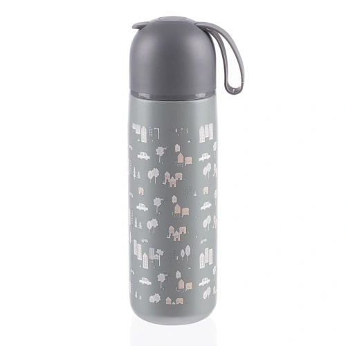 ZOPA termoska na tekutiny se silikonovým držákem 400 ml