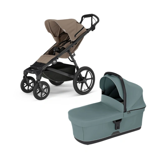 THULE Urban Glide 4-wheel Tinted Taupe + korba