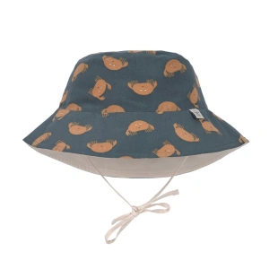 LÄSSIG klobouček Sun Protection Bucket Hat crabs blue 19-36 m