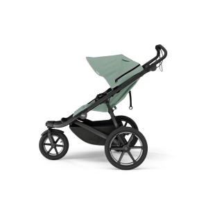THULE Urban Glide 3 Mist Green magnetická spona + korba Black + autosedačka Maple + báze Alfi + fusak Elements M/L + adaptér MC (2)