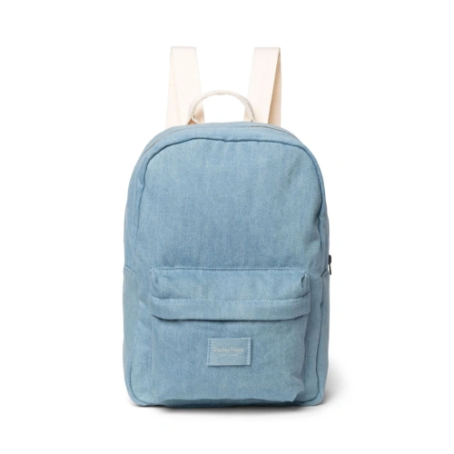 STUDIO NOOS batůžek s přední kapsou Denim Midi BACKPACK