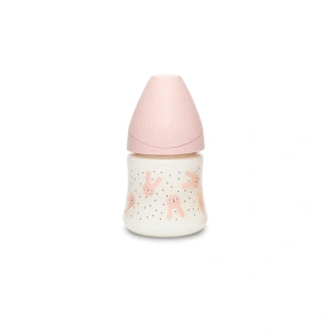 SUAVINEX Premium Láhev 150 ml S HYGGE králík - Růžová