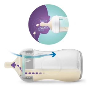 PHILIPS AVENT láhev Natural Response s ventilem AirFree 260ml 1m+ (3)