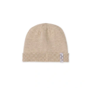 LODGER čepička Merino Beige 0 - 6 měsíců