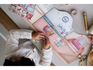 LITTLE DUTCH knížka se samolepkami Dům Rosa (4)