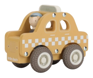 LITTLE DUTCH taxi auto dřevěné (5)