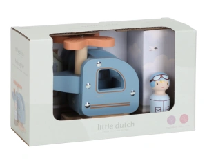 LITTLE DUTCH helikoptéra dřevěná (8)