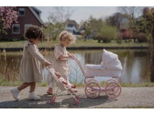 LITTLE DUTCH kočárek pro panenky Soft Flowers (9)