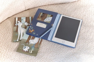 LITTLE DUTCH kreslicí tablet Blue Forest Friends (15)