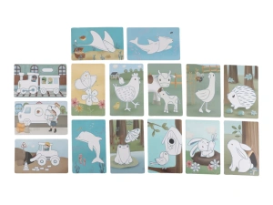 LITTLE DUTCH kreslicí tablet Blue Forest Friends (9)