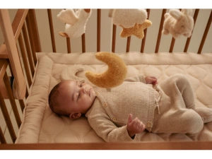 LITTLE DUTCH hudební kolotoč dřevěný Newborn Naturals (11)