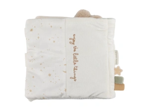 LITTLE DUTCH textilní knížka s aktivitami Newborn Naturals (1)