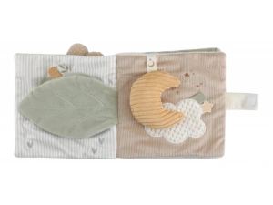 LITTLE DUTCH textilní knížka s aktivitami Newborn Naturals (2)