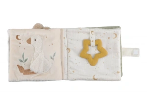LITTLE DUTCH textilní knížka s aktivitami Newborn Naturals (4)