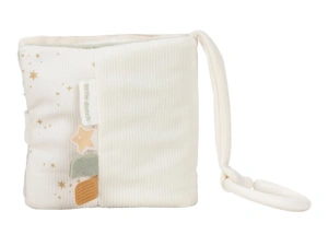 LITTLE DUTCH závěsná textilní knížka s aktivitami Newborn Naturals (1)