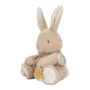 LITTLE DUTCH králíček plyšový s aktivitami Newborn Naturals (1)