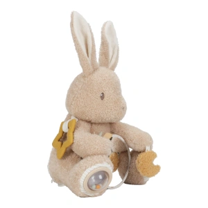 LITTLE DUTCH králíček plyšový s aktivitami Newborn Naturals (2)